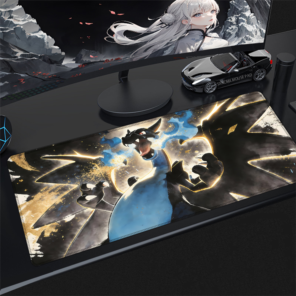Gaming Mouse Pad Charizard XXL - Laptop Accessories Cool ulasan dan harga