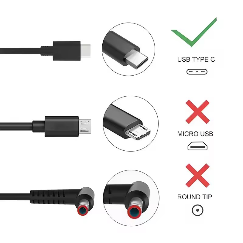 65W 20V 3.25A USB C Laptop Cha - Laptop Accessories Dell ulasan dan harga