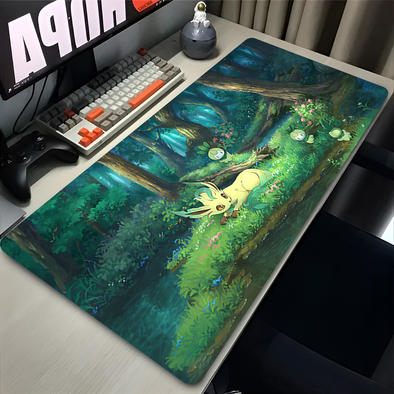 Mouse Pad Gamer P-pokemon Leaf - Laptop Accessories Gaming ulasan dan harga