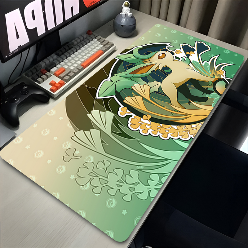 Mouse Pad Gamer P-pokemon Leaf - Laptop Accessories Gaming ulasan dan harga