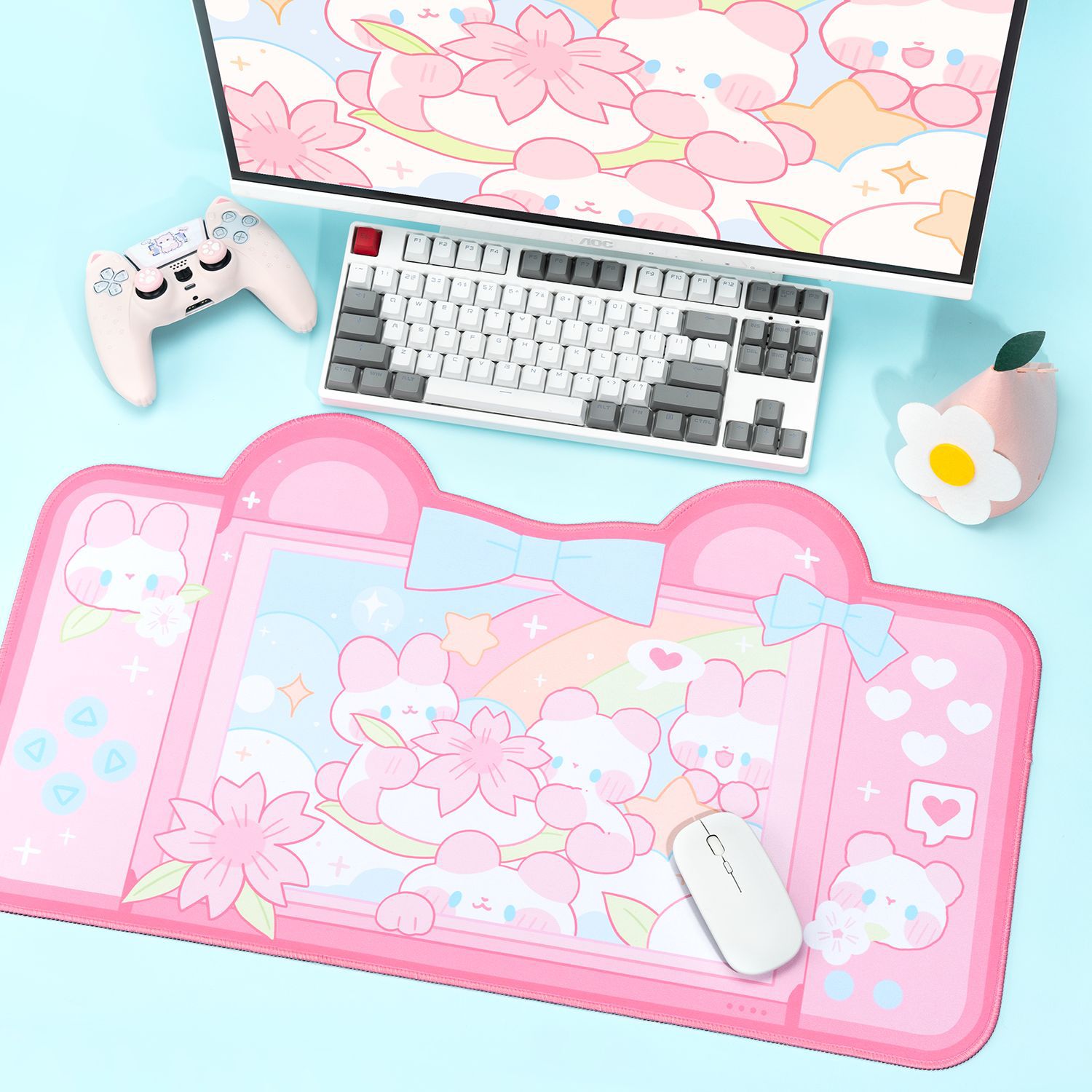 Extra Large Kawaii Gaming Mous - Laptop Accessories Gaming ulasan dan harga