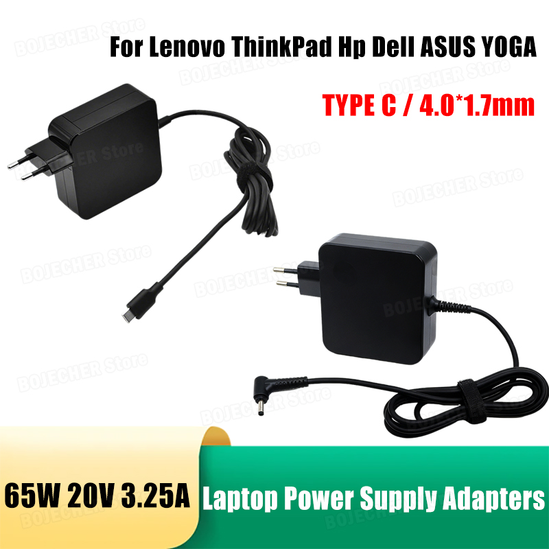 65W 20V 3.25A TYPE C 4.0*1.7mm - Laptop Accessories Dell ulasan dan harga
