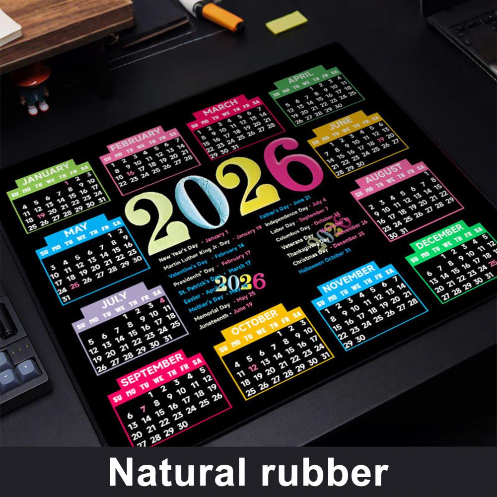 2026 Calendar Mouse Pad Waterp - Laptop Accessories Gaming ulasan dan harga